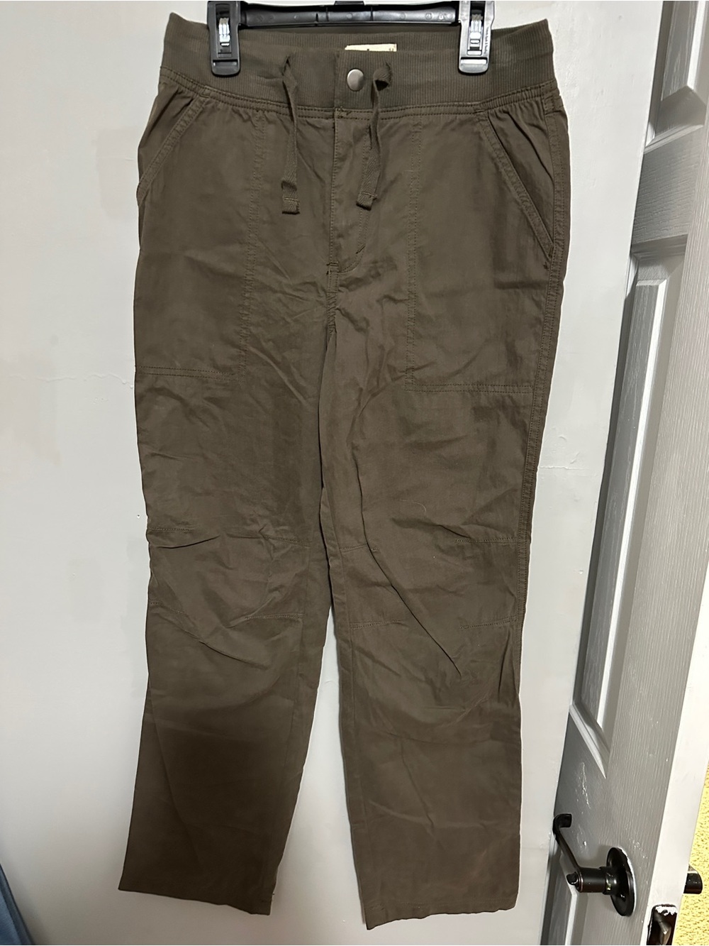 Boys Urban Pipeline Large Elastic Waist Olive Green Pants